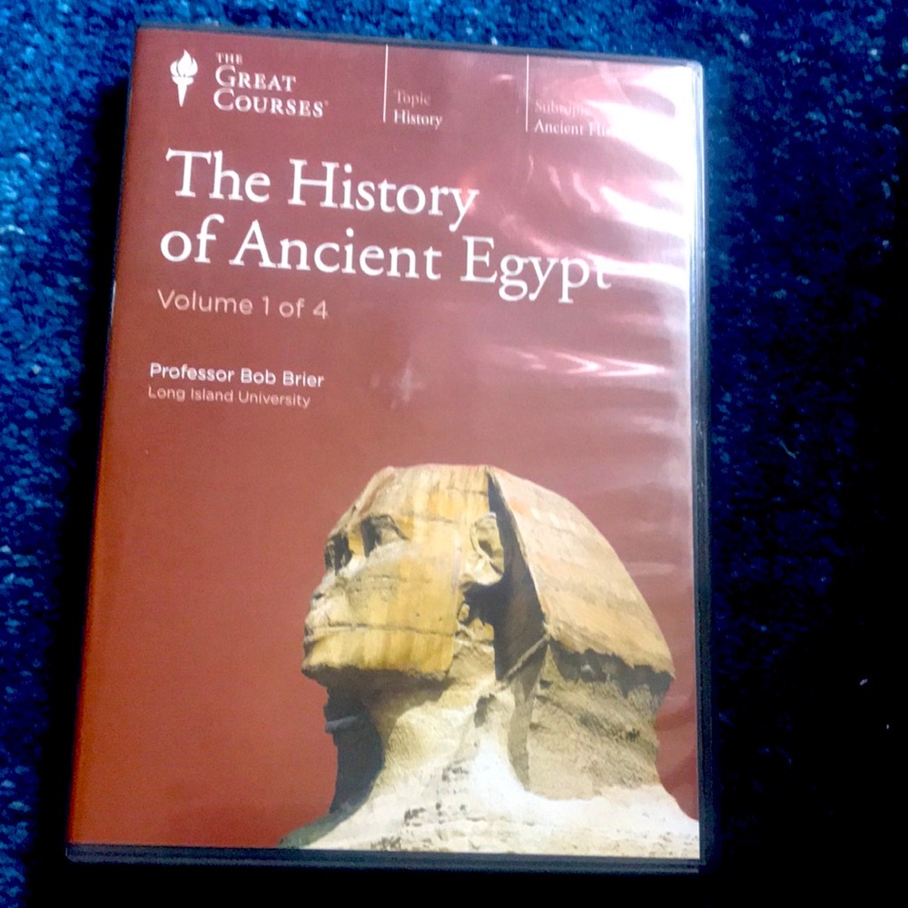 The Great Courses: The History of Ancient Egypt Volume 1 only- 6 DVDs. EUC